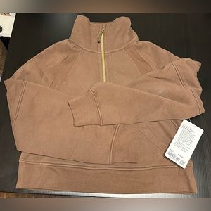 NWT Lululemon Scuba Oversized Funnel Neck Half Zip